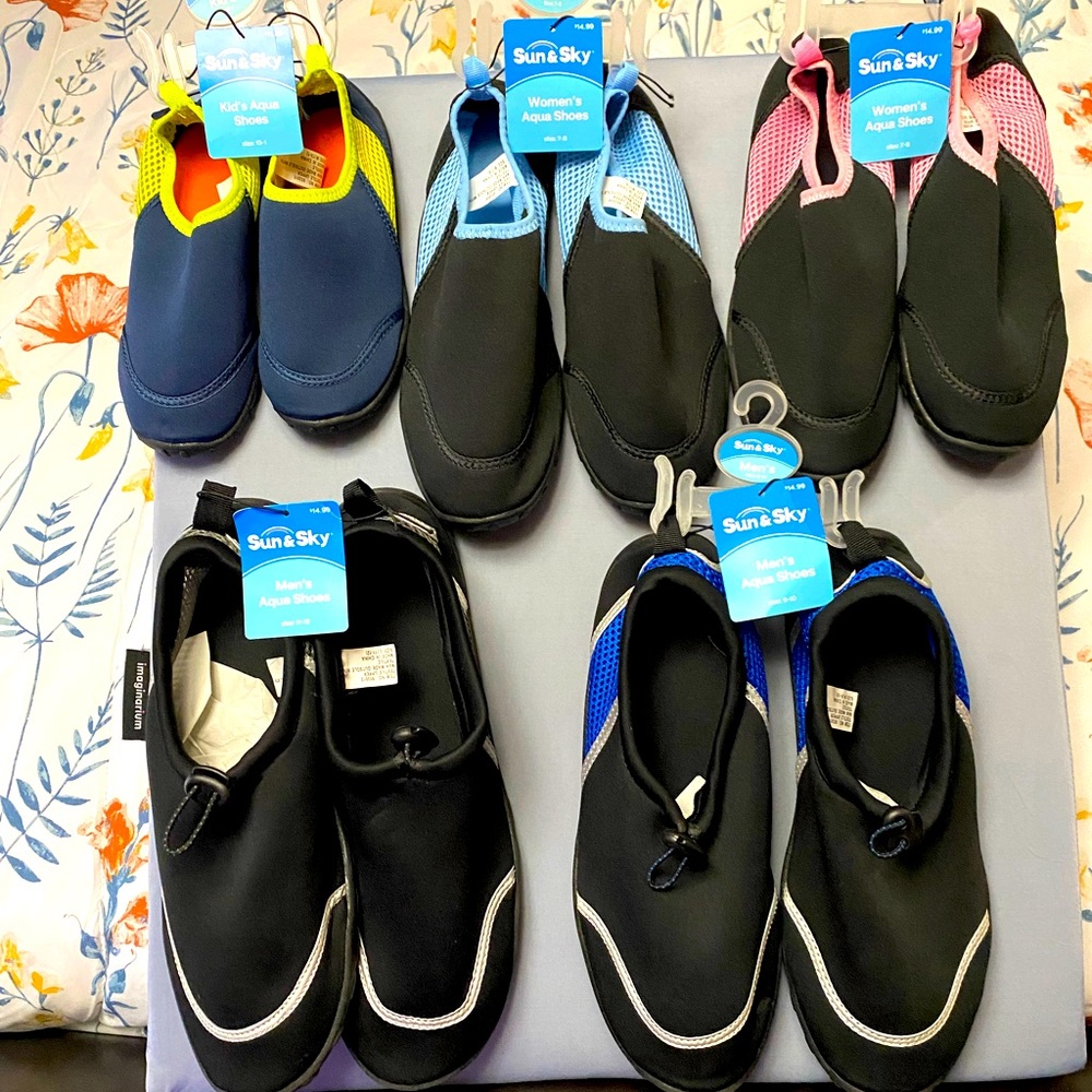 COPY - NWT Various sizes of water shoes